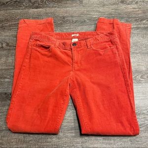 Jcrew autumn corduroy slim-straight jeans preppy hippie